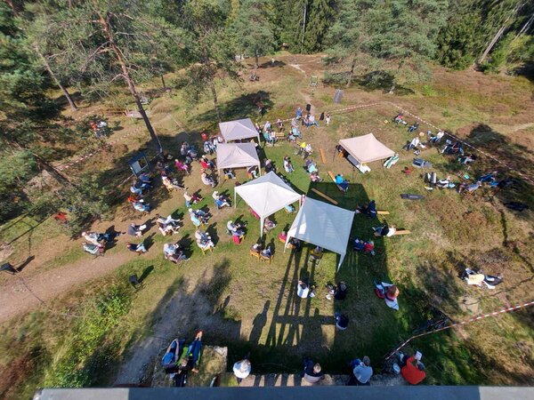 Ökumenische Sternwallfahrt 2019 Luftaufnahme