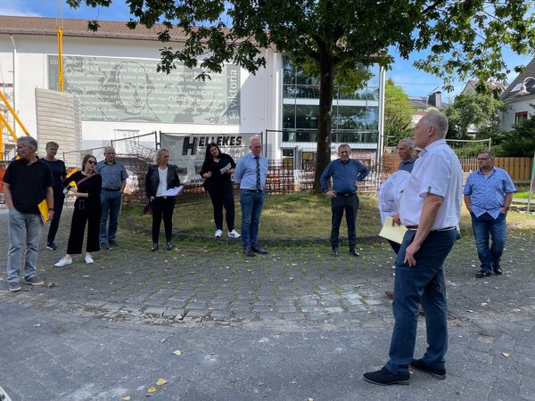 Verschiede Meinungen kamen bei der Außenraumgestaltung zusammen