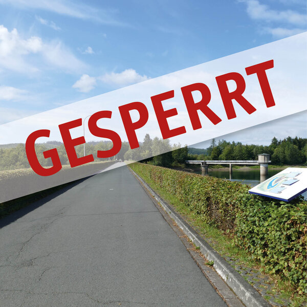 Bild vergr&ouml;&szlig;ern: Breitenbach-Talsperre gesperrt