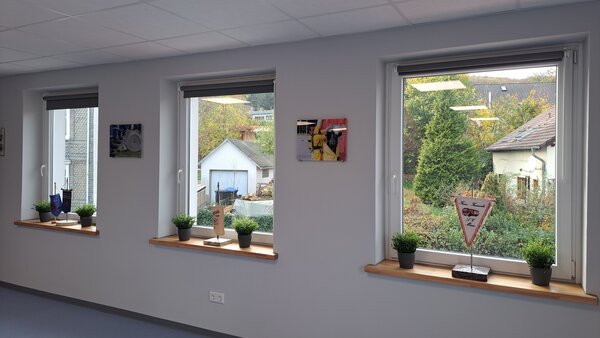 Müsen Neuer Schulungsraum Fensterbank