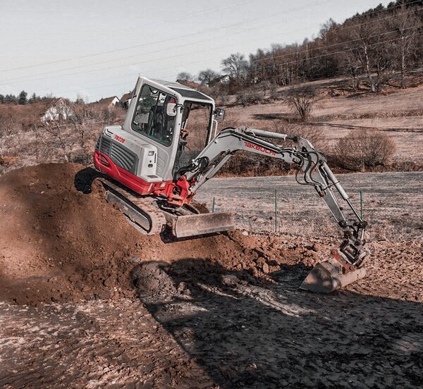 Die Bagger rollen an: Der Dirtbikepark wird aufgefrischt. 