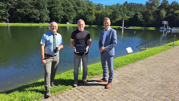 Vereinsförderung TuS Müsen Soundanlage Freibad