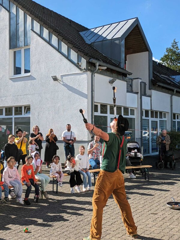 Beim Familienfest 