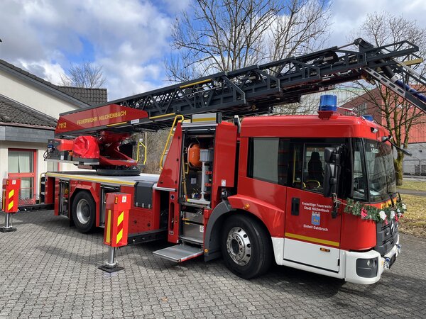 Leiterfahrzeug der Einheit Dahlbruch