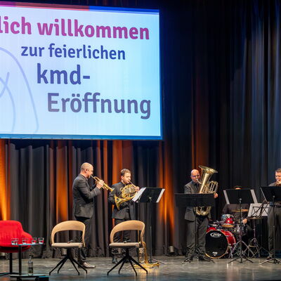 Bild vergr&ouml;&szlig;ern: kmd-Eröffnungsfeier: Die PhilSW5 sorgte für die musikalische Umrahmung des Festaktes.