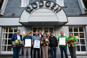 Bild vergr&ouml;&szlig;ern: Gruppenfoto Heimatpreis Siegen-Wittgenstein 2025
