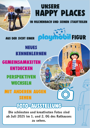 Bild vergr&ouml;&szlig;ern: Plakat Fotoausstellung "Unsere Happy Places"