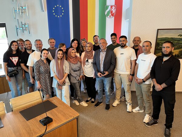 Besuch Integrationskurs Rathaus 2025
