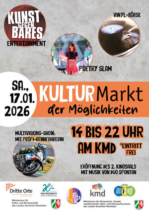 Bild vergr&ouml;&szlig;ern: Kulturmarkt der Möglichkeiten Flyer
