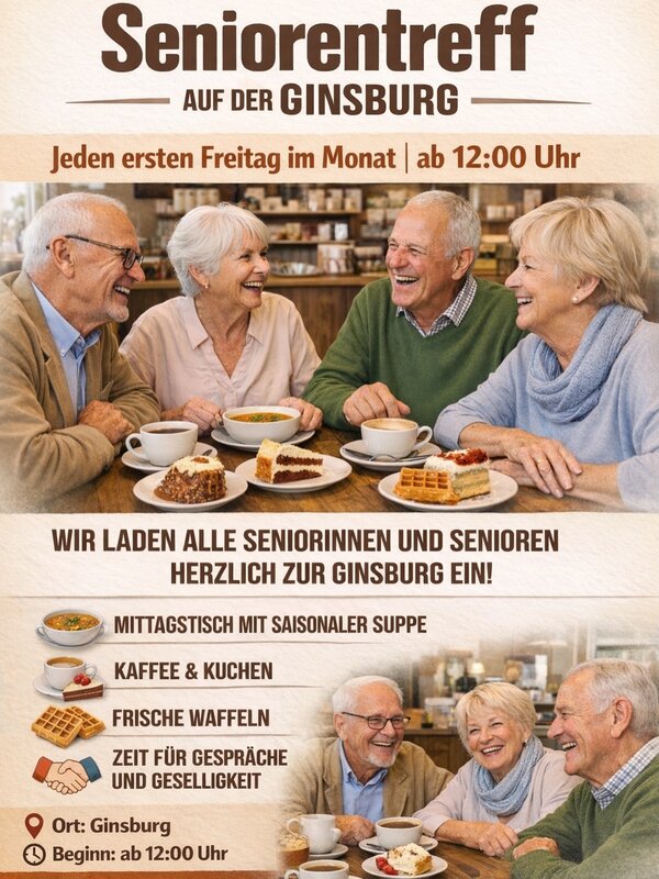 Bild vergr&ouml;&szlig;ern: Plakat Ginsburg_Café_Seniorentreffen