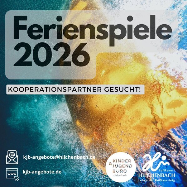 Wer Kindern und Jugendlichen in den Sommerferien ein  besonderes Freizeitangebot erm&ouml;glichen m&ouml;chte, kann sich beim Kinder- und Jugendb&uuml;ro der Stadt Hilchenbach melden.