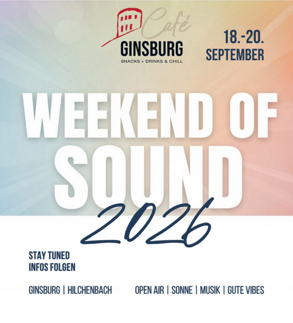 Bild vergr&ouml;&szlig;ern: Plakat »Weekend of Sound«