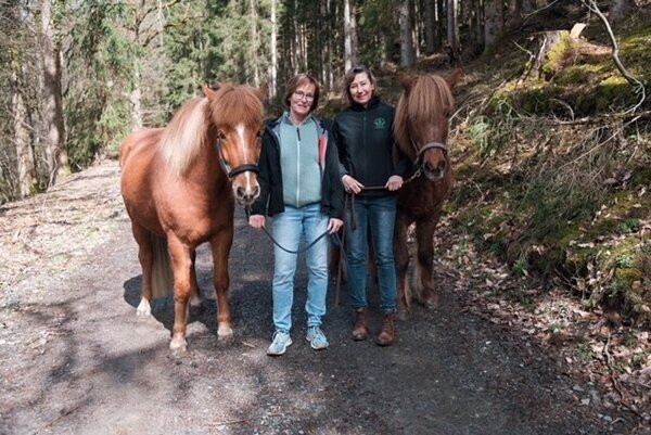 Bild vergr&ouml;&szlig;ern: Waldmagie mit Pferden
