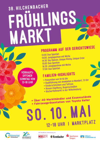 Bild vergr��ern: Plakat Fr�hlingsmarkt 2026