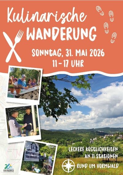 Bild vergr��ern: Plakat Kulinarische Wanderung 2026