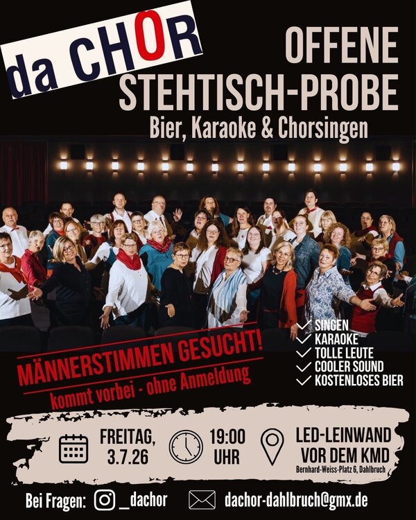 Bild vergr&ouml;&szlig;ern: Plakat Offene Stehprobe