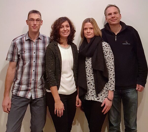 v.l.:Tomas Irle, Daniela Irle, Saskia Verhulst Christof Werner