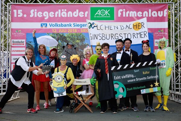 Hilchenbacher Ginsburgst&uuml;rmer beim 15. Siegerl&auml;nder AOK Firmenlauf