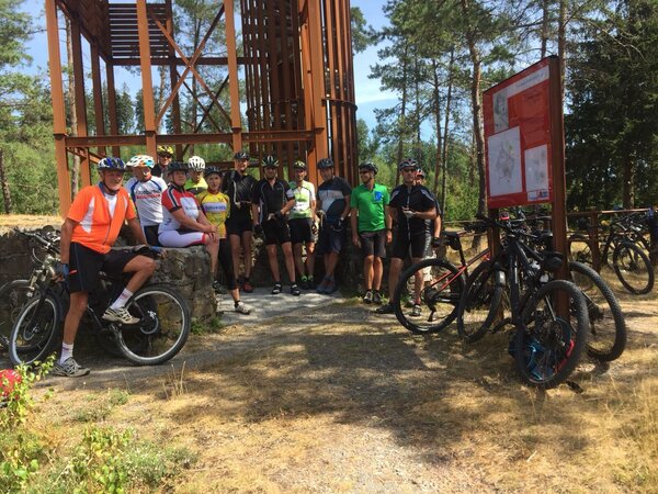Bild vergr&ouml;&szlig;ern: Mountainbiketour mit Klaus Jung