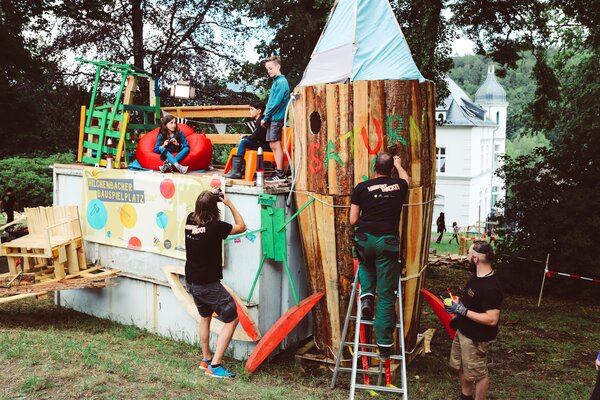 Bauspielplatz Hilchenbach 2020 - V&ouml;llig losgel&ouml;st