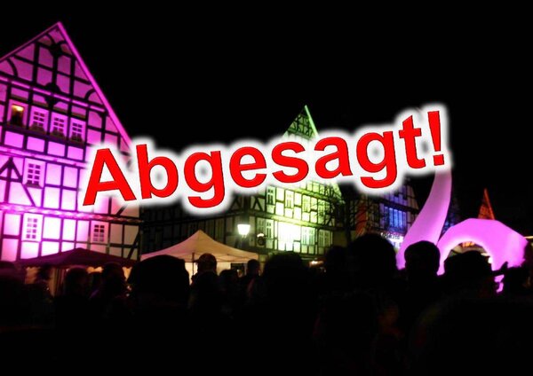 Hilchenbach erleuchet - Absage