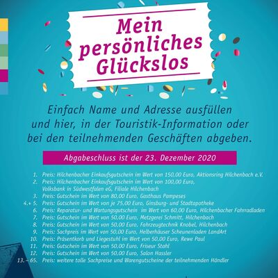 Bild vergr&ouml;&szlig;ern: Aktions Glückslose 2020