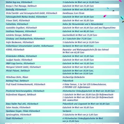 Bild vergr&ouml;&szlig;ern: Aktions Glückslose 2020