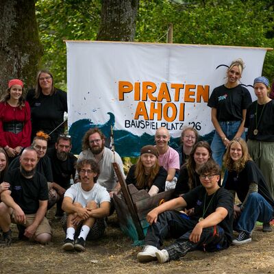 Teamfoto Bauspielplatz 2026