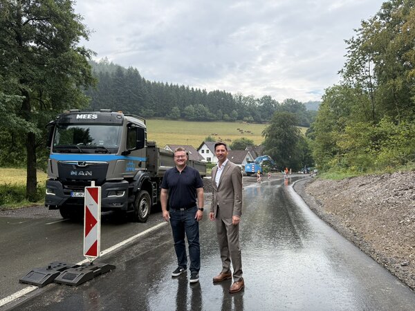 Radweg Grund Andre Jung und Andreas Müller