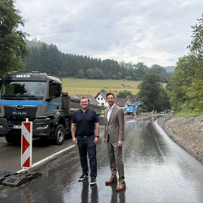 Radweg Grund Andre Jung und Andreas Müller