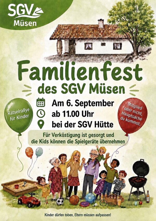 Bild vergr&ouml;&szlig;ern: Plakat Famlienfest SGV Müsen