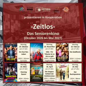 Bild vergr&ouml;&szlig;ern: Flyer "Zeitlos - Das Seniorenkino" 2026
