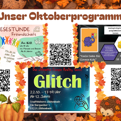 Ein buntes Herbstprogramm in der Stadtbücherei